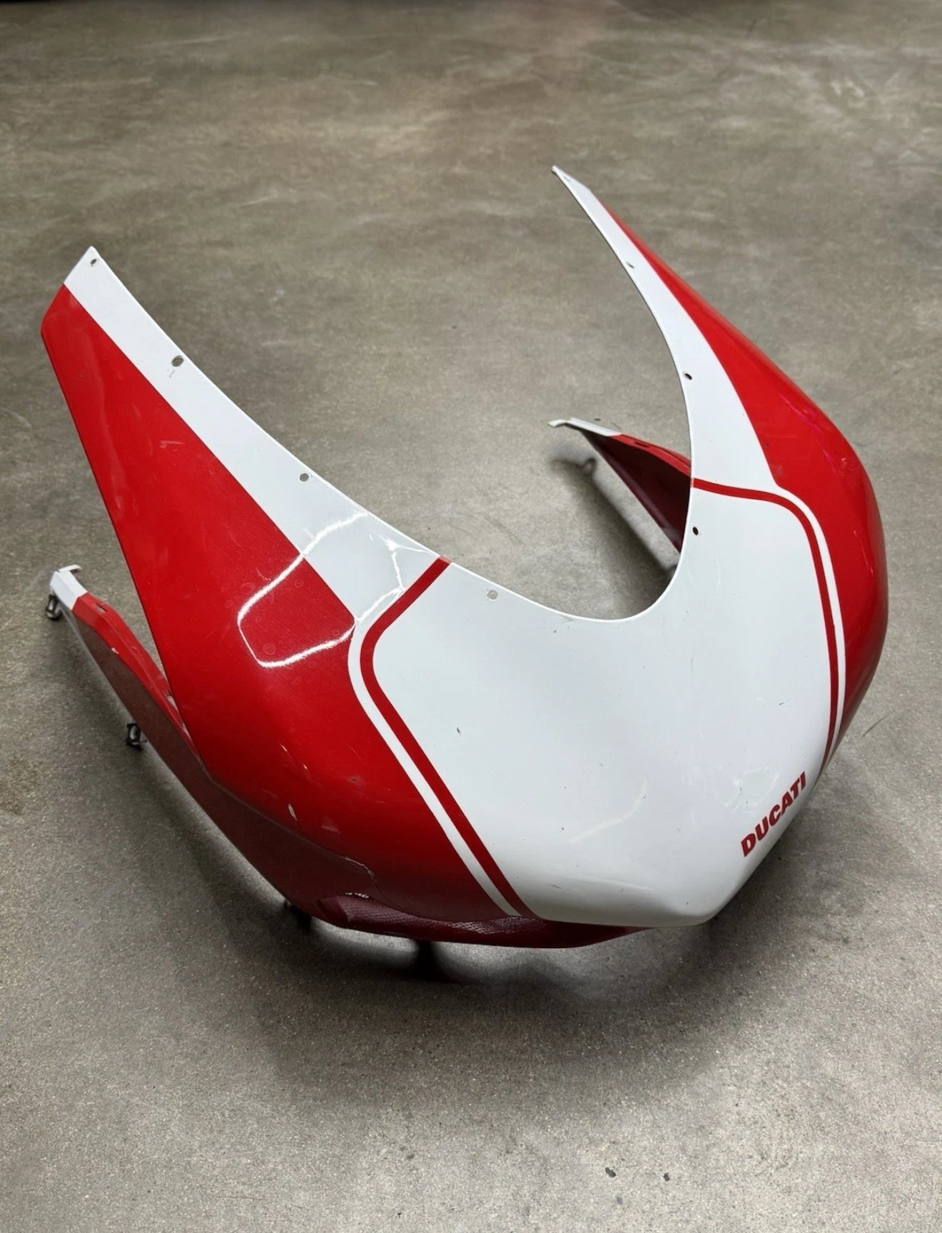 Ducati 848 1098 1198 S R EVO SP Headlight Fairing Red 1098S 48130402A TRACK